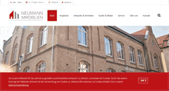 Desktop Screenshot of neumannimmobilien.de