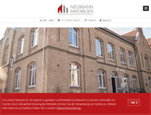 Tablet Screenshot of neumannimmobilien.de